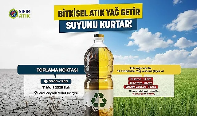 Manisa Büyükşehir’den Atık Yağını Getir Doğanı Koru Çağrısı