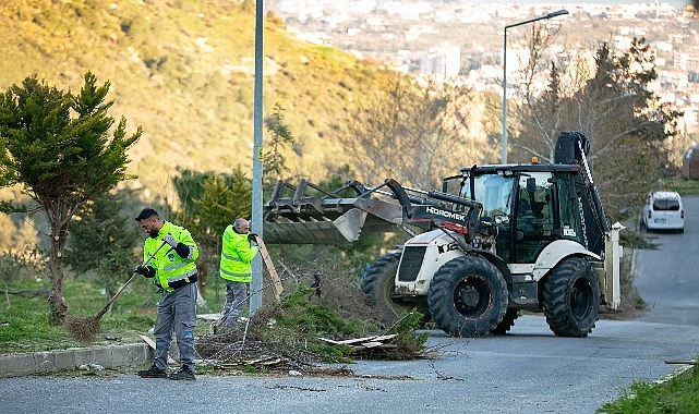Narlıdere Belediyesi’nden kapsamlı bahar temizliği