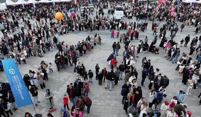 Çocuklar eğlenceye doydu