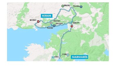 61. Cumhurbaşkanlığı Türkiye Bisiklet Turu 3. Etap (Marmaris-Kıran) Kapsamında Trafiğe Kapanacak Yollar