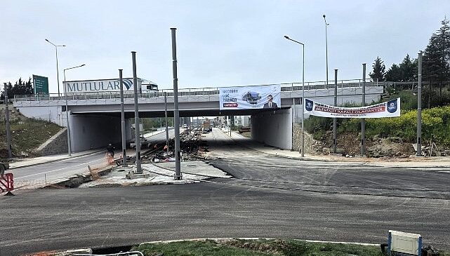 Vatan Caddesi kavşağında çalışmalar tamam