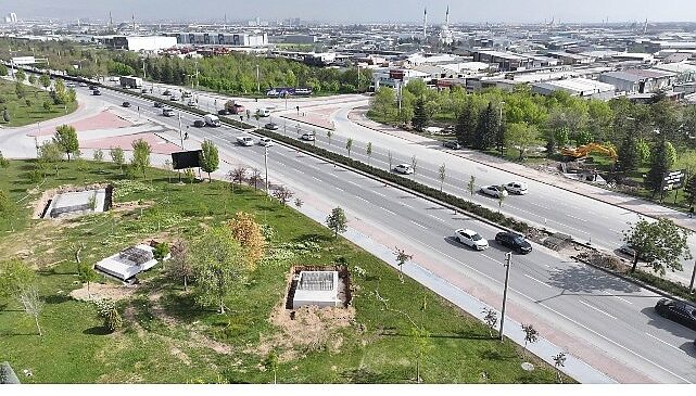 Konya Büyükşehir MARSAN Girişi’ne Yaya Üst Geçidi Yapıyor