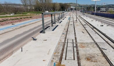 Kartepe Tramvay Hattı’nda ilk istasyon tamam